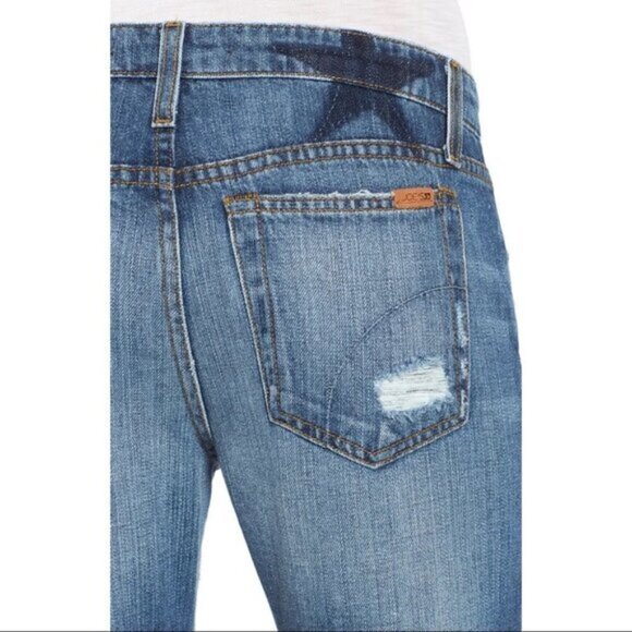 Revolve Joe's Jeans Jeans Straight leg Billie Slim Crop Distressed Denim Size 28 - Picture 11 of 15